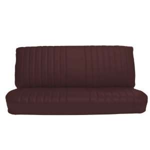 Acme U1005 4545 Front Maroon Vinyl Bench Seat Upholstery with Pleated 