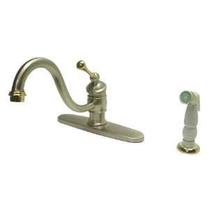  single handle kitchen faucet with side sprayer
