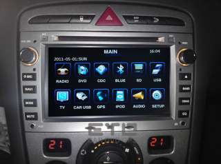 ETO Peugeot 308 408 Multimedia In Car DVD GPS Sat Nav Navi Stereo IPOD 