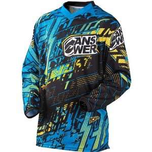   Motocross/Off Road/Dirt Bike Motorcycle Jersey   Blue/Yellow / X Large