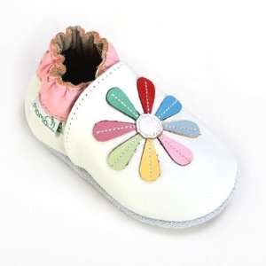  Momo Baby 4B1 391005 WHT Soft Sole Baby Shoe Baby