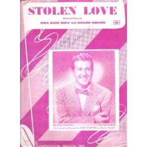  Sheet Music Stolen Love Eddy Howard 197 