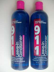 911 EMERGENCY HAIR TREATMENT LEAVE IN CONDITIONER 16oz  