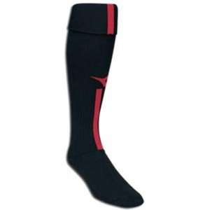  Diadora Azzurri Soccer Socks (Black/Red) Sports 