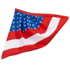   Party By Fun Express Red, White, and Blue Star Spangled Corner Bunting