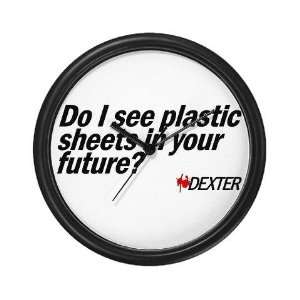  Plastic Sheets   Dexter Quotes Wall Clock by  