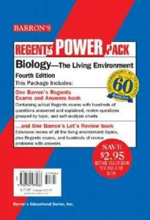   Barrons Regents Power Pack Biology by G. Scott Hunter 