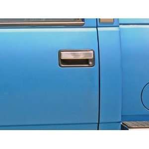   98 (2 Door) Chrome Stainless Steel Door Handle Insert Accents (Lever