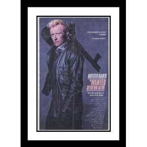  Wanted Dead Or Alive 32x45 Framed and Double Matted Movie 