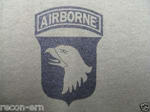 101ST AIRBORNE T SHIRT/ FRONT PRINT ONLY  
