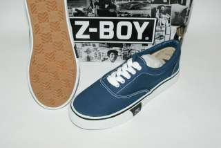 BOY SKATE SHOES CLASIC NAVY CANVAS LACE UP BICKNELL  