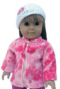 Doll Clothes Fleece Jacket Fits American Girl pflwr  