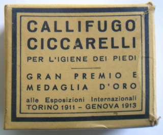 CALLIFUGO CICCARELLI ALUMINUM TIN ORIGINAL BOX c1940 50  