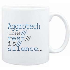  Mug White  Aggrotech the rest is silence  Music 