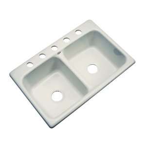   Double Basin Acrylic Topmount Kitchen Sink 50581