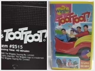 THE WIGGLES TOOT TOOT VHS VIDEO 18 SONGS 045986025043  