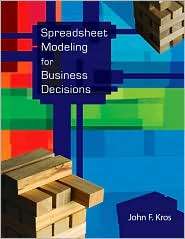  Modeling for Business Decisions w/St CD, @RISK & Crystal Ball 