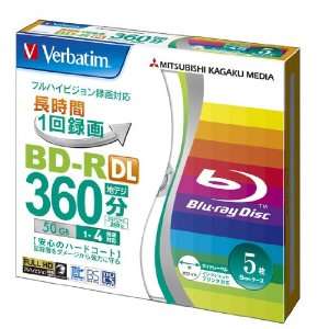  Verbatim Mitsubishi 50GB 4x Speed BD R Blu ray Recordable 