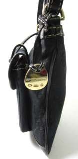 DOONEY & BOURKE Black Logo Letter Carrier Handbag  
