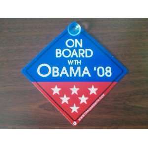  Barack Obama Presidential Election 2008 Car Sign Tag 