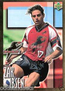 1997 Upper Deck MLS Gold Parallel Card Zak Ibsen #13  