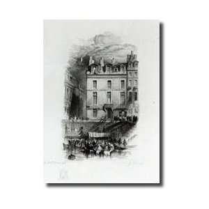 Napoleons Lodgings On The Quai Conti 183436 Giclee Print  