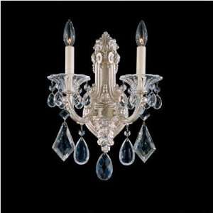 La Scala Two Light Wall Sconce Finish / Crystal Color Heirloom Bronze 