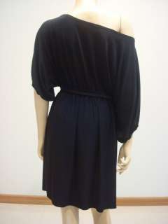 New Womens Black One Shoulder Party Short Dress Sz M L XL 10 12 14 