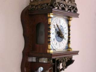 Vintage FRANZ HERMLE Zaandam Atlas Chime Clock 125 780 31cm Movement W 