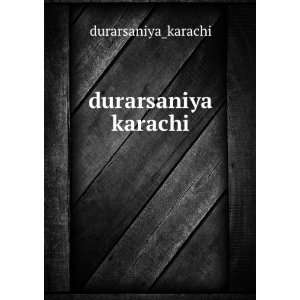  durarsaniya karachi durarsaniya_karachi Books