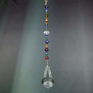   24% lead Crystal Chain 4.5 long & 63mm Pende