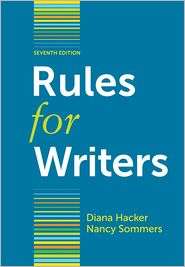 Rules for Writers, (0312647360), Diana Hacker, Textbooks   Barnes 