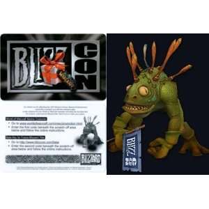  2007 Blizzcon Murloc Suit Card World of Warcraft WoW 
