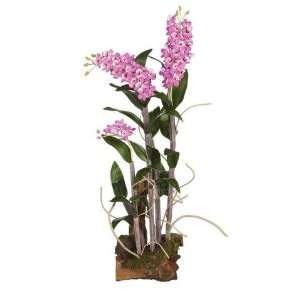   Dendrobium Silk Orchid Arrangement w/Root Base