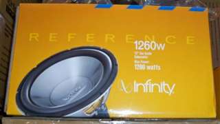 INFINITY 1260w REFERENCE SERIES 12 4 OHM SUBWOOFER  