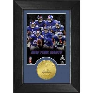  New York Giants NFC Super Bowl XLVI Bronze Coin Mini Mint 
