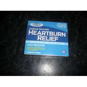  Heartburn relief, Original strength, Famotidine Tablets 
