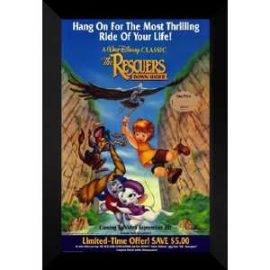  The Rescuers Down Under 27x40 FRAMED Movie Poster   B 