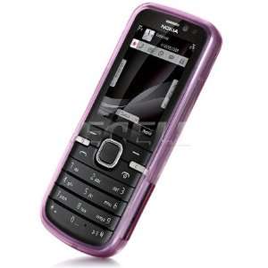   PURPLE SILICONE RUBBER SKIN CASE FOR NOKIA 6730 CLASSIC Electronics