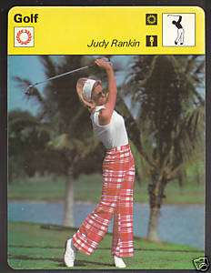 JUDY RANKIN LPGA Golf 1978 SPORTSCASTER CARD 20 13B  