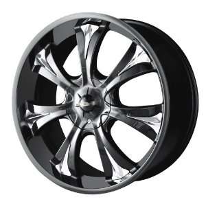 18x7.5 Baccarat Mirage (1120) (Black) Wheels/Rims 5x108/114.3 (1120B 