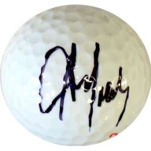 Aaron Baddeley Autographed Golf Ball