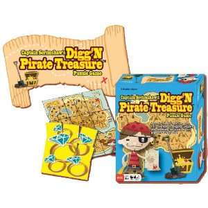  Captain Scrimshaws Digg N Pirate Treasure Puzzle Game 