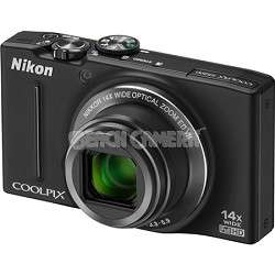 Nikon COOLPIX S8200 Black 14x Zoom 16MP Digital Camera 18208262885 