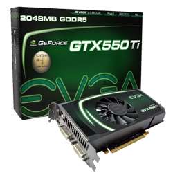 EVGA GeForce GTX550TI 2 GB Video Card 02G P3 1559 KR  