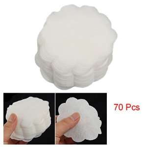  Cosmetic Make Up Round Cleansing Cotton Pads 70 Pcs Wht 