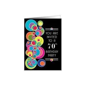  70 Birthday Party Invitations Pop Art Card Toys & Games