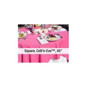  Cottn Eze 45in Square Cotton Tablecloth   1 PK of 2