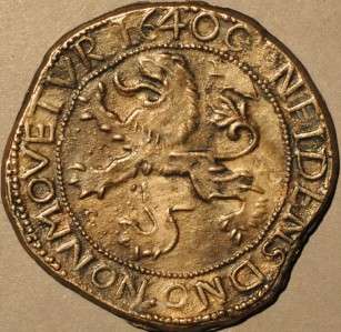 DUTCH LION COIN 1640 GELDERLAND PROVINCE  