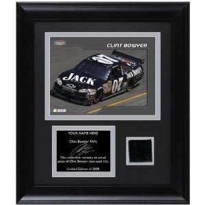  Clint Bowyer Framed 6x8 Photograph with Race Tire and 